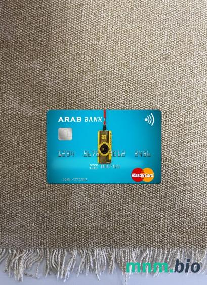 Algeria Arab bank Algeria wygląd zdjęcia mastercard skan PSD + zdjęcie